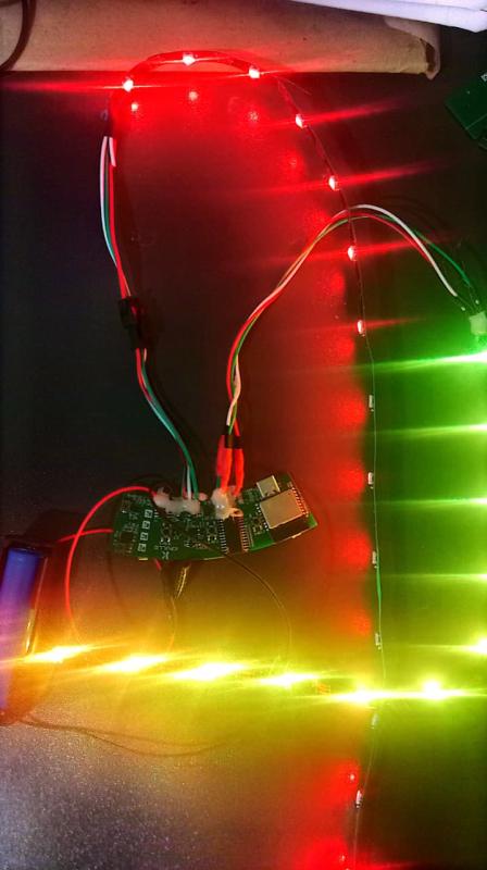 Manufactured client PCB during validation